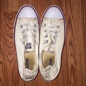 White Converse All Star Women’s Size 10